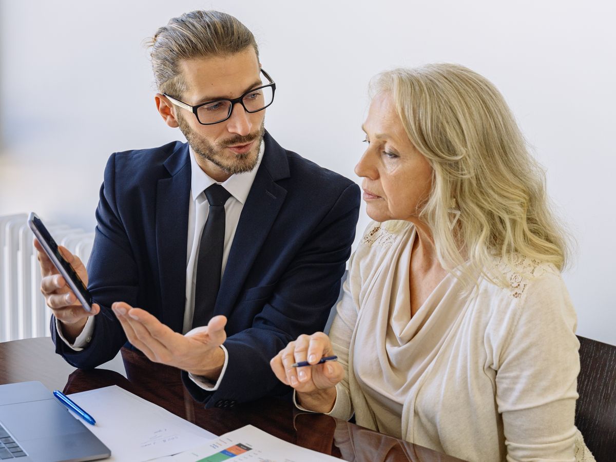 An advisor building trust with a client