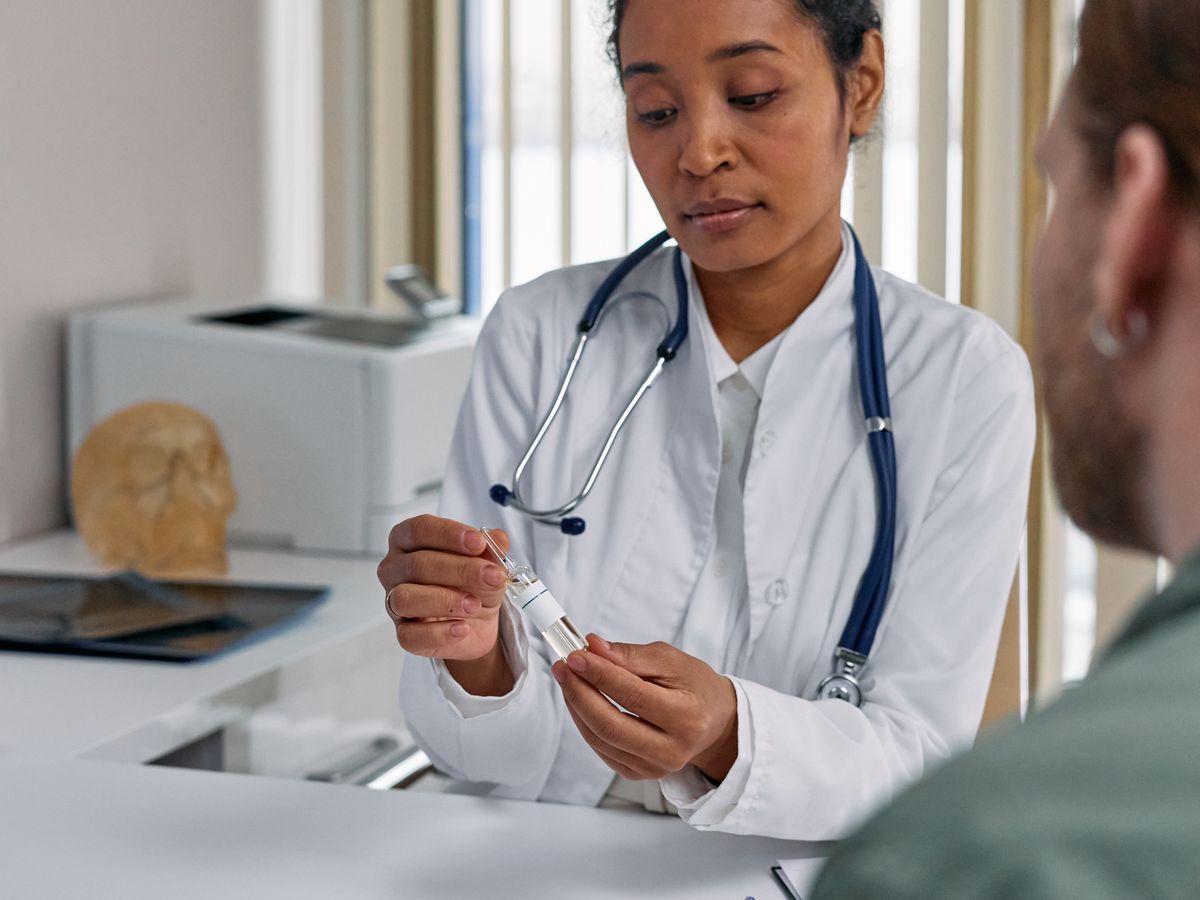 A doctor building trust with a patient