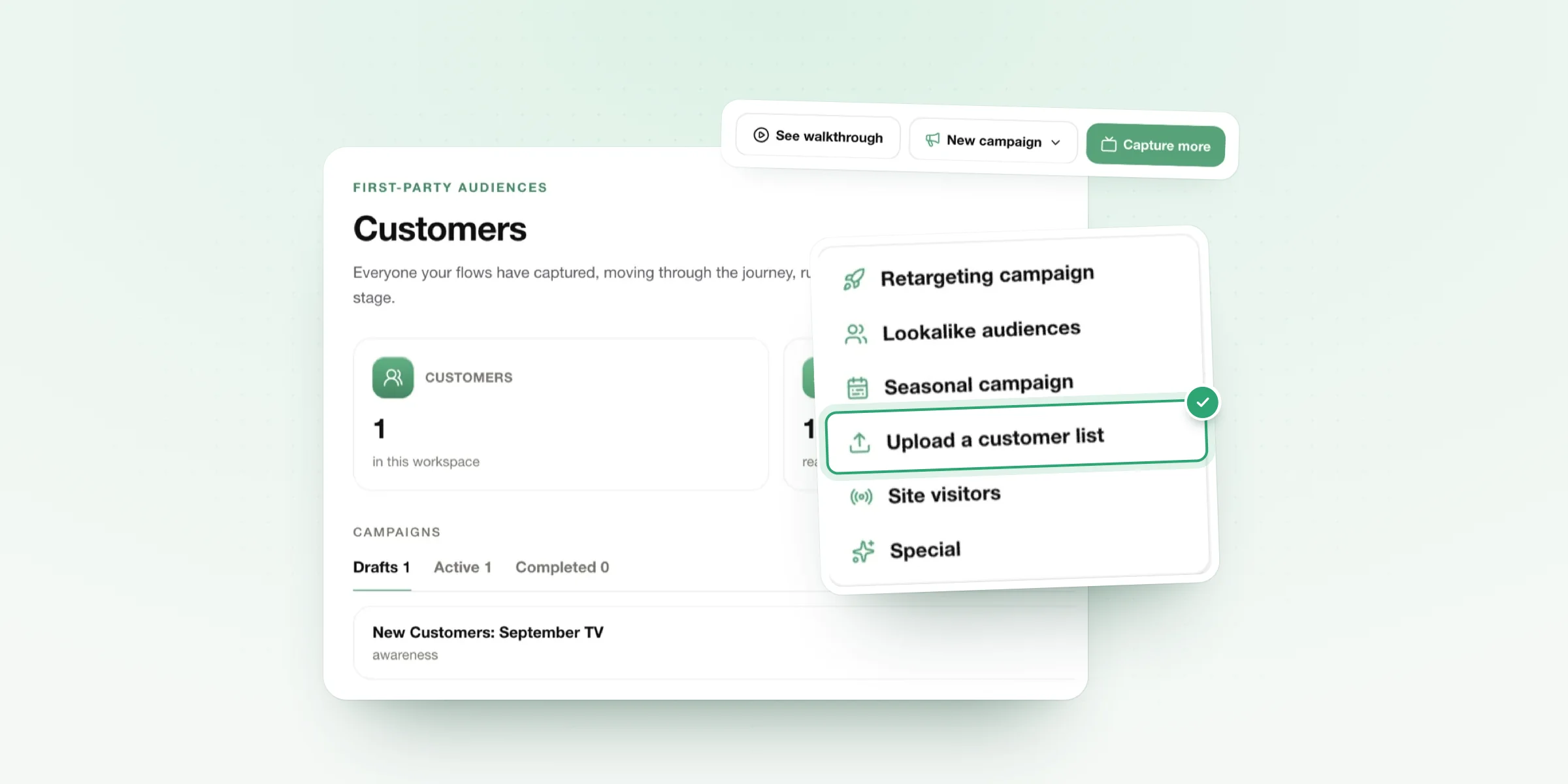 Running TV campaigns against your own customer list